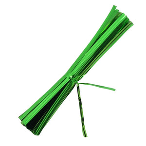 100-Pack 4" Metal Twist Ties for Bread Bags & Reusable Storage Clips