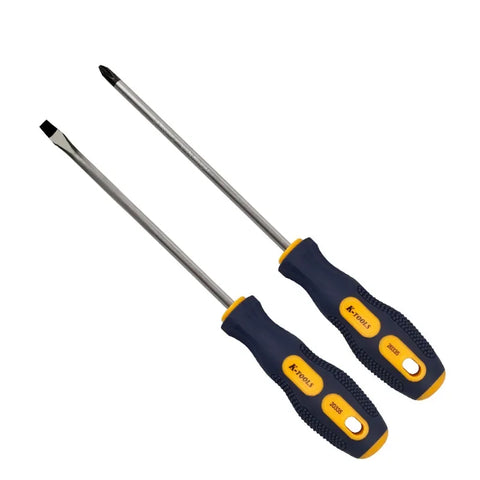 3PC Magnetic Phillips Slotted Screwdriver Set Ph0 Ph1 Ph2 Cross 3mm 5mm 6mm Bolt Driver Tools