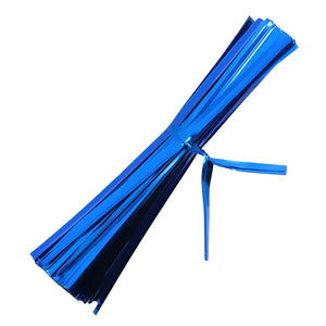 100-Pack 4" Metal Twist Ties for Bread Bags & Reusable Storage Clips
