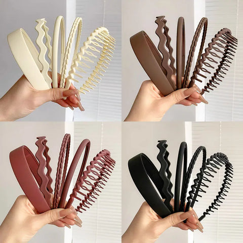 2023 Top Multi-Style Wave Resin Headband Hair Accessories for Women and Girls