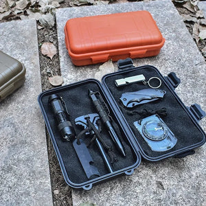 Outdoor Waterproof Plastic Survival Storage Box – Small/Large/XXL – Camping & Travel Container