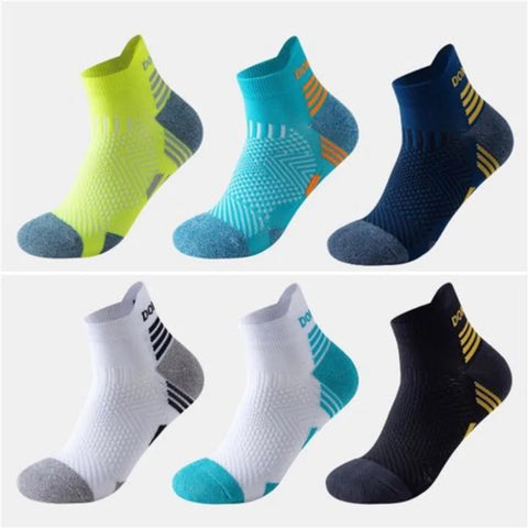 2023 Cushioned Low Cut Ankle Running Socks for Men & Women - Sports Fitness, Thickened Marathon Socks