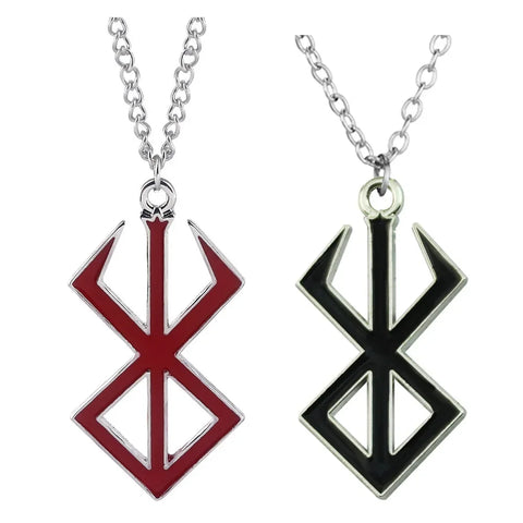 Anime Gundam Warrior Cosplay Necklace Pendant Berserk Chain