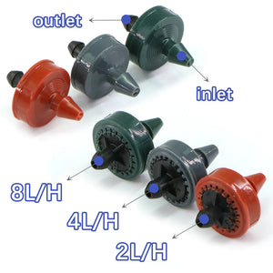 100-Piece Drip Irrigation Kit for Gardens - Efficient Plant Watering System