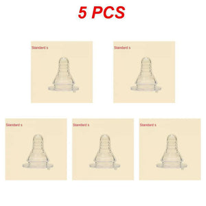 1-10 Pack Baby Pacifier Nipples Wide Bore Spiral Frosted Non-Irritating Thickened Safe Real-Feel