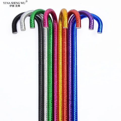 Adult Dance Performance Jazz Walking Sticks Props 60-95cm Belly Dance Cane Set 10-Pack