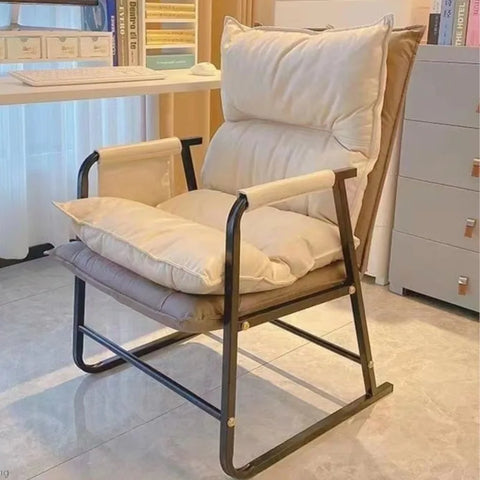 Foldable Recliner Computer Chair – Home Office, Study, Sofa with Comfortable Backrest