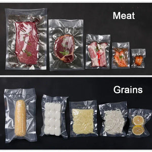 100pcs BPA-Free Vacuum Sealer Bags for Sous Vide and Food Storage