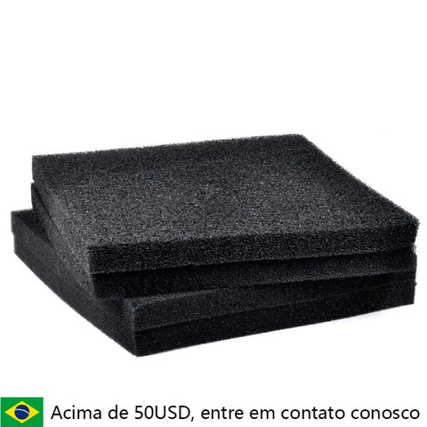 50cm Black Aquarium Filtration Foam Sponge Pad, Bio Filter for Fish Tank, Long-Lasting Filter Skimmer