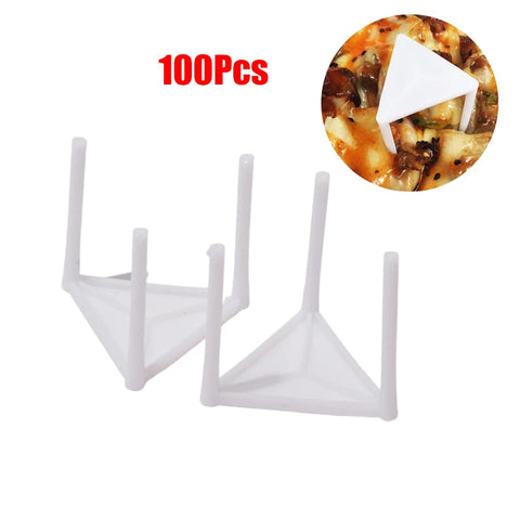 100-Pack Pizza Saver Stands for Freshness and Box Support