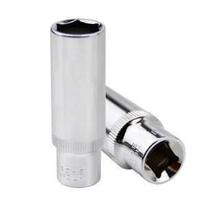 1/4 Inch Drive 6 Point Socket Set, 50mm Long, Sizes 4mm-14mm