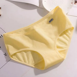 10-Pack Teen Cotton Underwear Girls Solid Colors Ages 10-16 Kids Panties