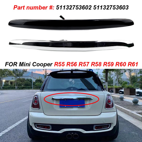 BMW Mini Cooper Chrome Trunk Tailgate Handle Replacement R55-R61 Models 51132753603