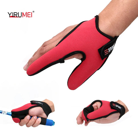 Breathable Anti-Slip 2-Finger Cut-Proof Fishing Gloves for Outdoor Carp Fishing Accessories