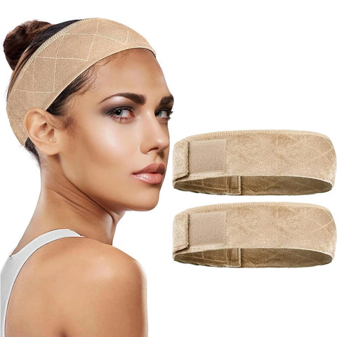 Adjustable Non-Slip Velvet Wig Grip Headband for Lace Wigs