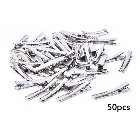50 Pcs Metal Alligator Clips Assortment for Testing, Hair Clips, Clamps, 32mm-76mm