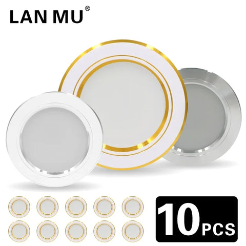 10-Pack LED Downlight 5W-18W Recessed Ceiling Panel Light 220V Round Cold/Warm White Spotlight