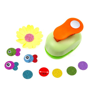 1.5cm Scrapbook Paper Punch Cutter for DIY Crafting, Foam, Photo, Card Shapes