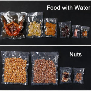 100pcs BPA-Free Vacuum Sealer Bags for Sous Vide and Food Storage