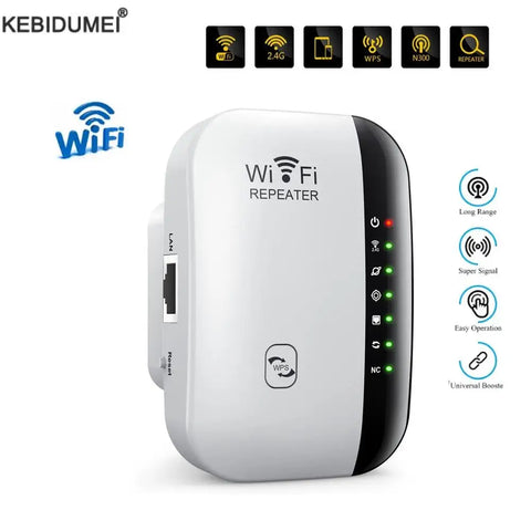 300Mbps WiFi Extender Booster Amplifier 802.11n Long Range Wireless Repeater Access Point