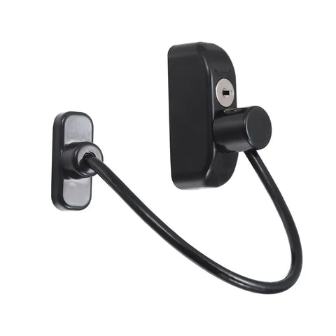 Child Safety Door & Window Restrictor Lock with Key | Baby Security Cable Wire Catch