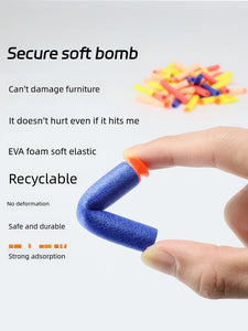 100-Pack 7.2cm Foam Dart Refills for Toy Blasters - Safe for Kids Ages 6+