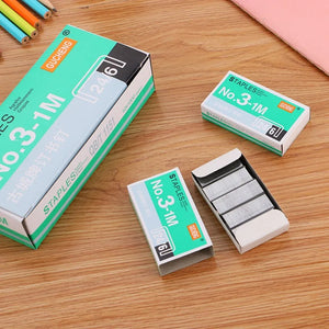 1000 Pcs Standard No. 12 Staples 24/6 for Office Binding and Stapler Use
