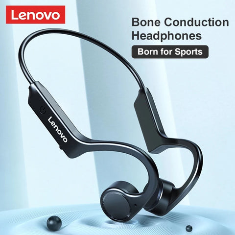 Bone Conduction Bluetooth Headphones Waterproof TWS Sports Earphone Wireless Mic Ear-Hook HiFi Stereo