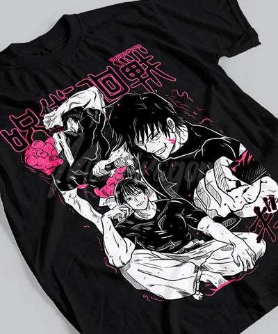 Anime Jujutsu Kaisen Toji Fushiguro Graphic T-Shirt