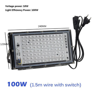 100W 300W UV Curing Lamp 365nm 395nm 405nm Light for Glue Curing & Fluorescent Detection