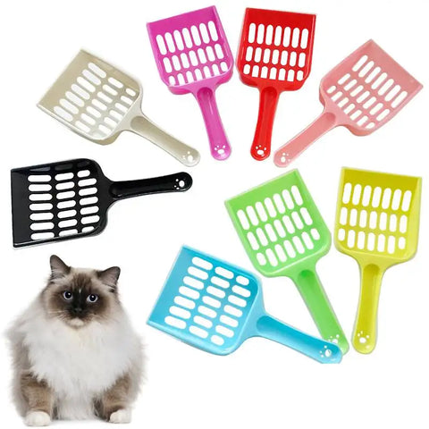 Cat Litter Scoop - Durable Plastic, Easy Cleanup Tool