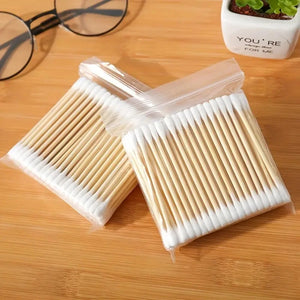 1000-Pack Dual Tip Cotton Swabs for Makeup, Ear Cleaning & Personal Care