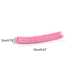 100 Disposable Hair Caps, Lightweight Hygiene Covers for Salon, Spa, Beauty Use