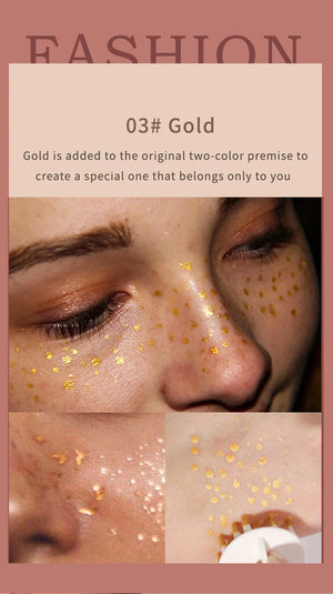 Waterproof Freckle Makeup Stamp Kit for Natural Long-lasting Look