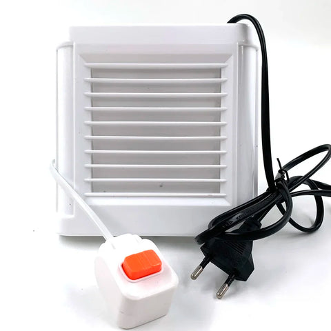 4 & 6 Inch Quiet Bathroom Exhaust Fan Ventilator for Kitchen & Toilet with Power Cable, 220V