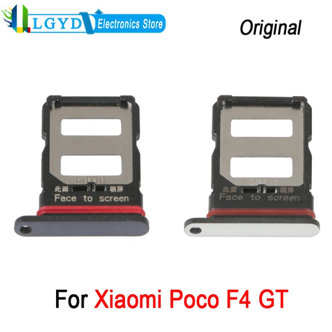 Dual SIM Card Tray for Xiaomi Poco F4 GT Adapter Replacement Part