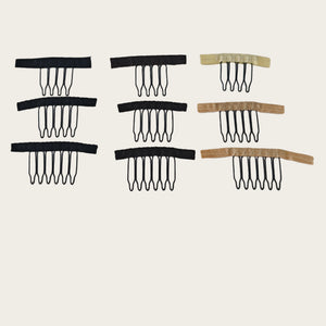 100pcs Wig Combs for Security with 4-6 Teeth - Ideal for Wig Caps and Clips