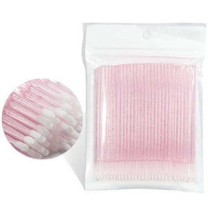 100-Pack Disposable Mascara Wands for Lash Extensions & Makeup