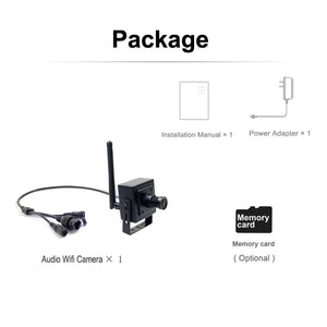 1080p Mini WiFi IP Security Camera HD Wireless Audio Smart Home CCTV Video Cam with Micro Card & Onvif Compatibility