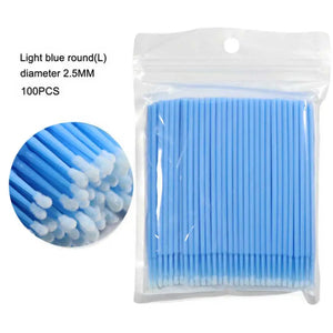 100-Pack Disposable Mascara Wands for Lash Extensions & Makeup
