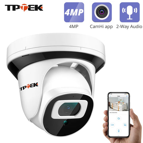 4MP IP WiFi Indoor Surveillance Camera 1080p HD, Two-Way Audio, Wireless Security Cam, 2.8mm Lens