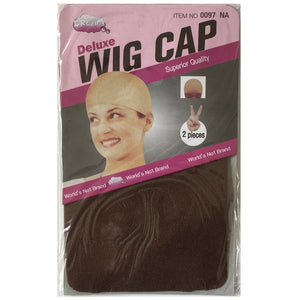 10 Pack Stretchable Wig Caps Elastic Hairnet Brown Mesh 5 Colors 2pcs/pack