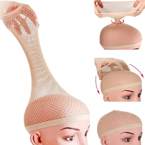 Hair Mesh Wig Cap for Long or Short Hair, Breathable Hair Net for Wigs