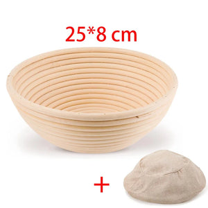 10" Oval Rattan Bread Proofing Basket for Sourdough Baking