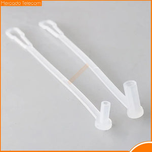 100pcs Fiber Optic Dust Caps LC SC FC ST Jumper Patchcord Long Tail 1.25/2.5mm FTTH Dust Plug Covers