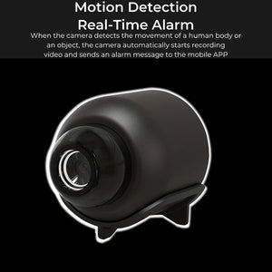 1080p Mini Camera with Night Vision, Motion Detection, Portable Wireless WiFi Surveillance, Lightweight Security Cam