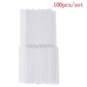 100-Pack Essential Oil Test Strips - 130mm Aromatherapy Scent Blotter Papers