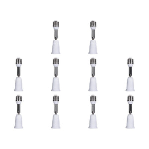10-Pack E27 LED Bulb Holder Extension Adapter Socket Converter Screw Base
