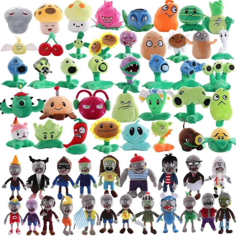 Plants Vs Zombies 2 Plush Toy Set: Peashooter & Sunflower Anime Stuffe ...