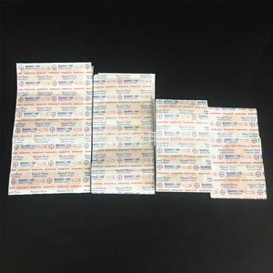 100pcs Waterproof Assorted Bandages Strips Plaster First Aid Skin Wound Patches Adhesive Sports Tape